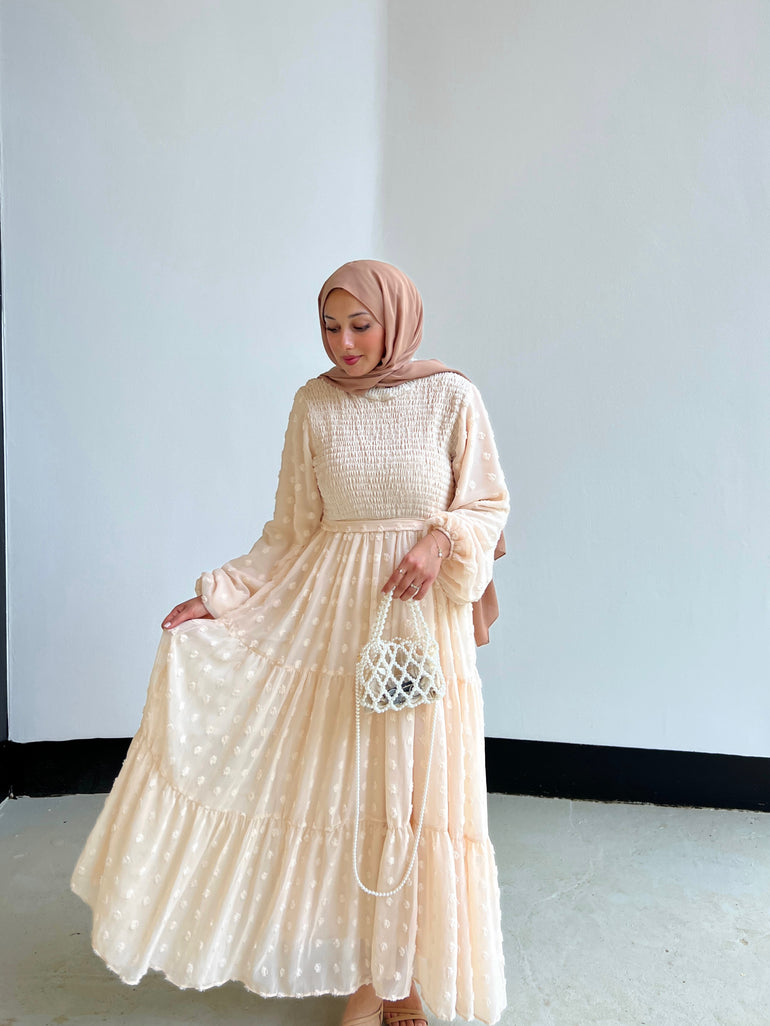 Kleid Maya in puder S A Y A H