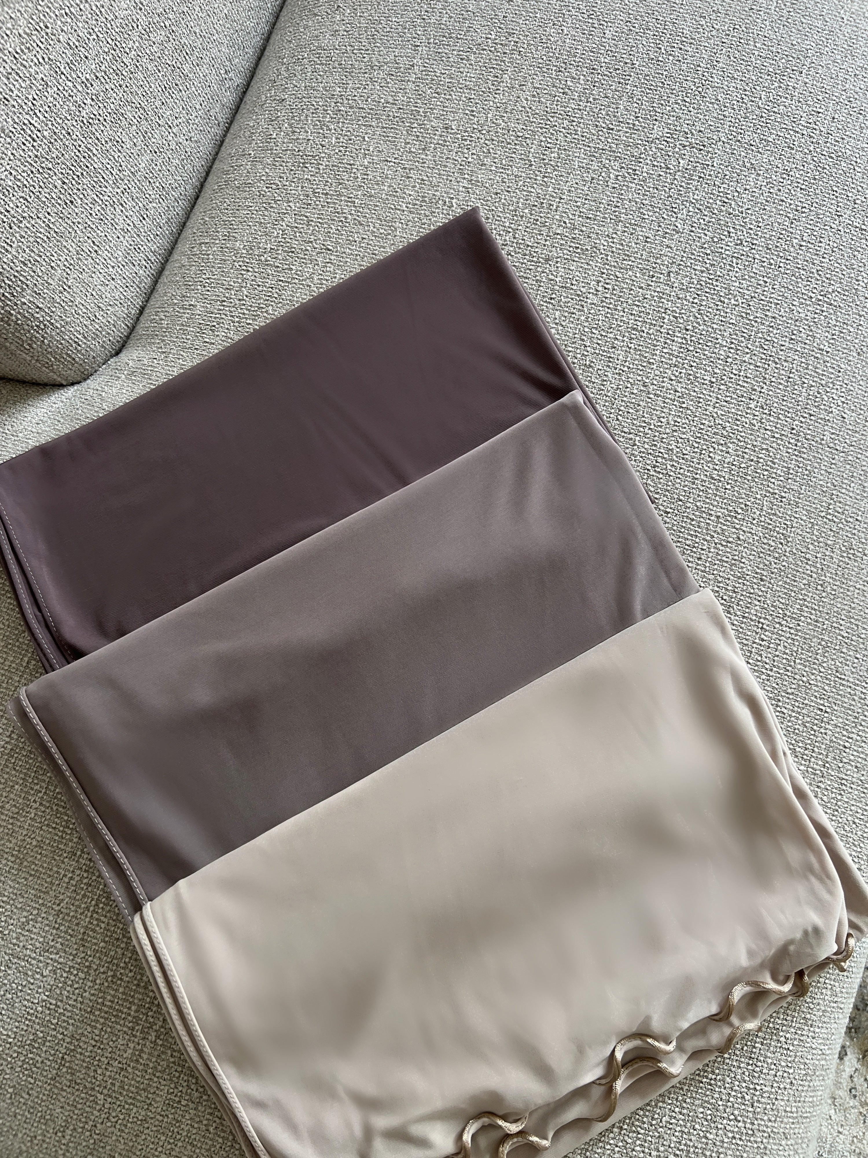 Premium-Jersey Kopftuch mit Rüschen